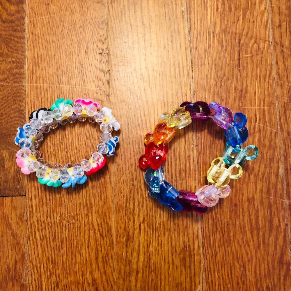 Pearl Bead Bracelets 2-Set